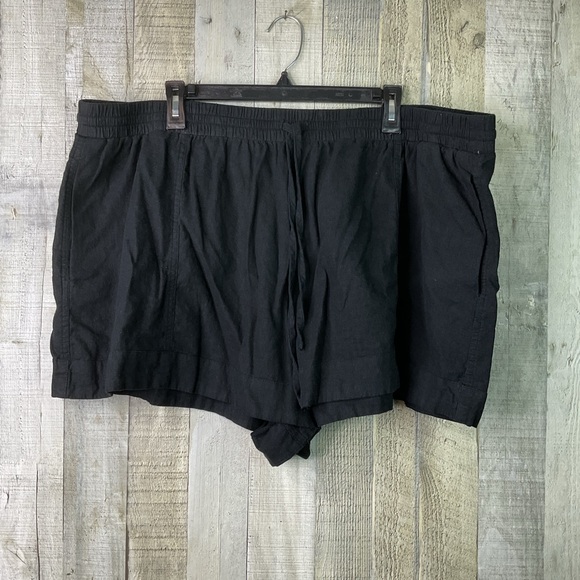 Universal Thread Pants - Universal Threads Goods Co. Size 2X Linen/Rayon Blend Short Shorts Stretch Waist